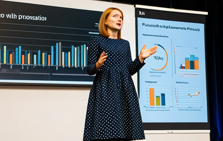 번역사로서 해외 학회 참여의 중요성 - **Image Prompt:** A diverse group of Polish translators, all fully clothed in appropriate business c...